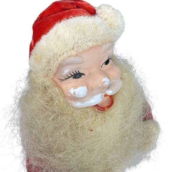 Vintage Harold Gale Santa Claus 10 inch Posable arms Christmas 1950s MCM - Picture 6 of 11